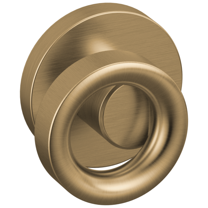 BRIZO Roccesco Two-Handle Wall Mount Tub Filler Knob Handle Kit — Luxe Gold