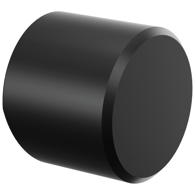 BRIZO Odin Kitchen Faucet Metal Knob Handle Kit — Matte Black