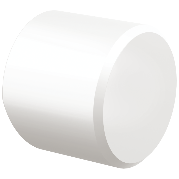 BRIZO Odin Metal Knob — Matte White