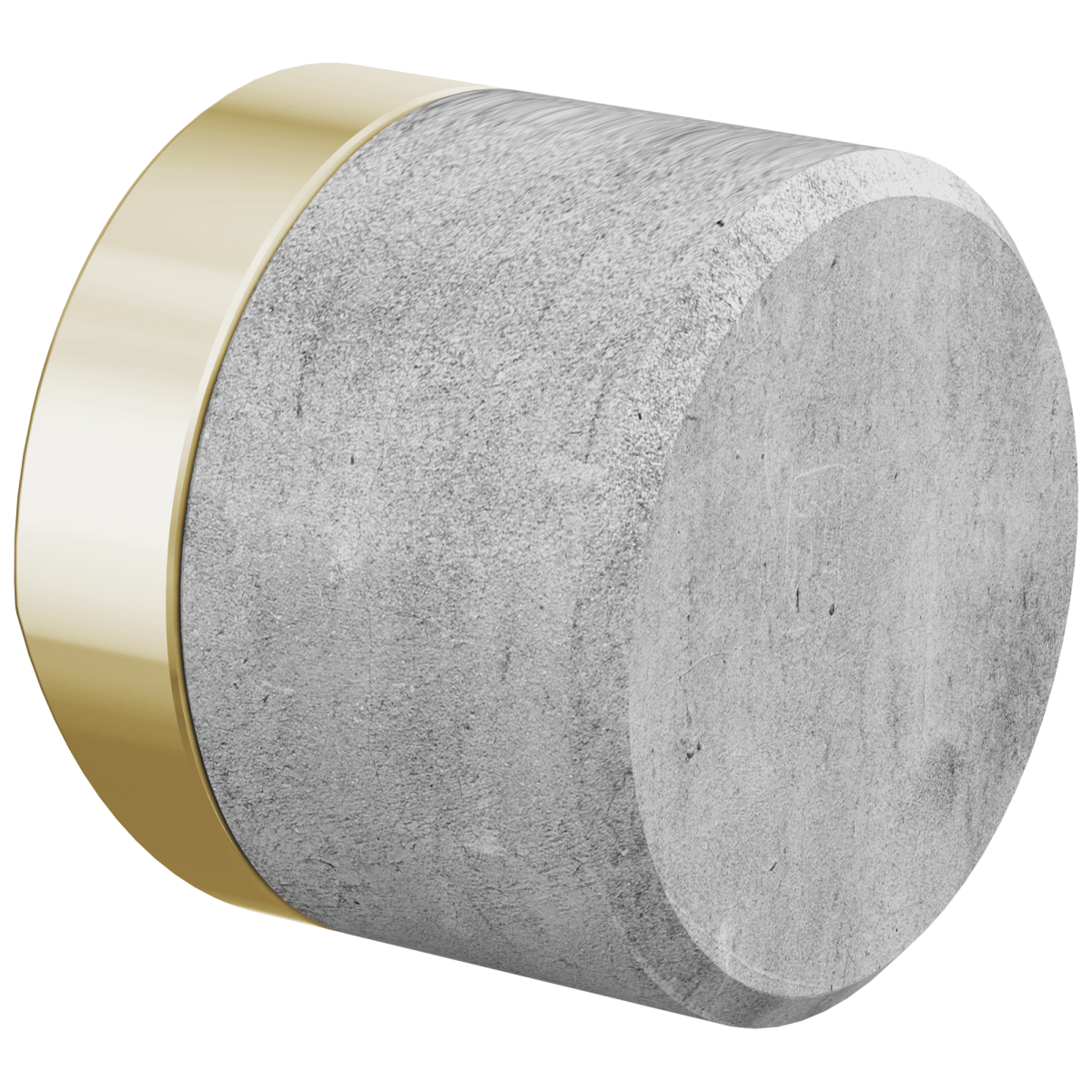 BRIZO Odin Kitchen Faucet Concrete Knob Handle Kit — Polished Nickel / Concrete