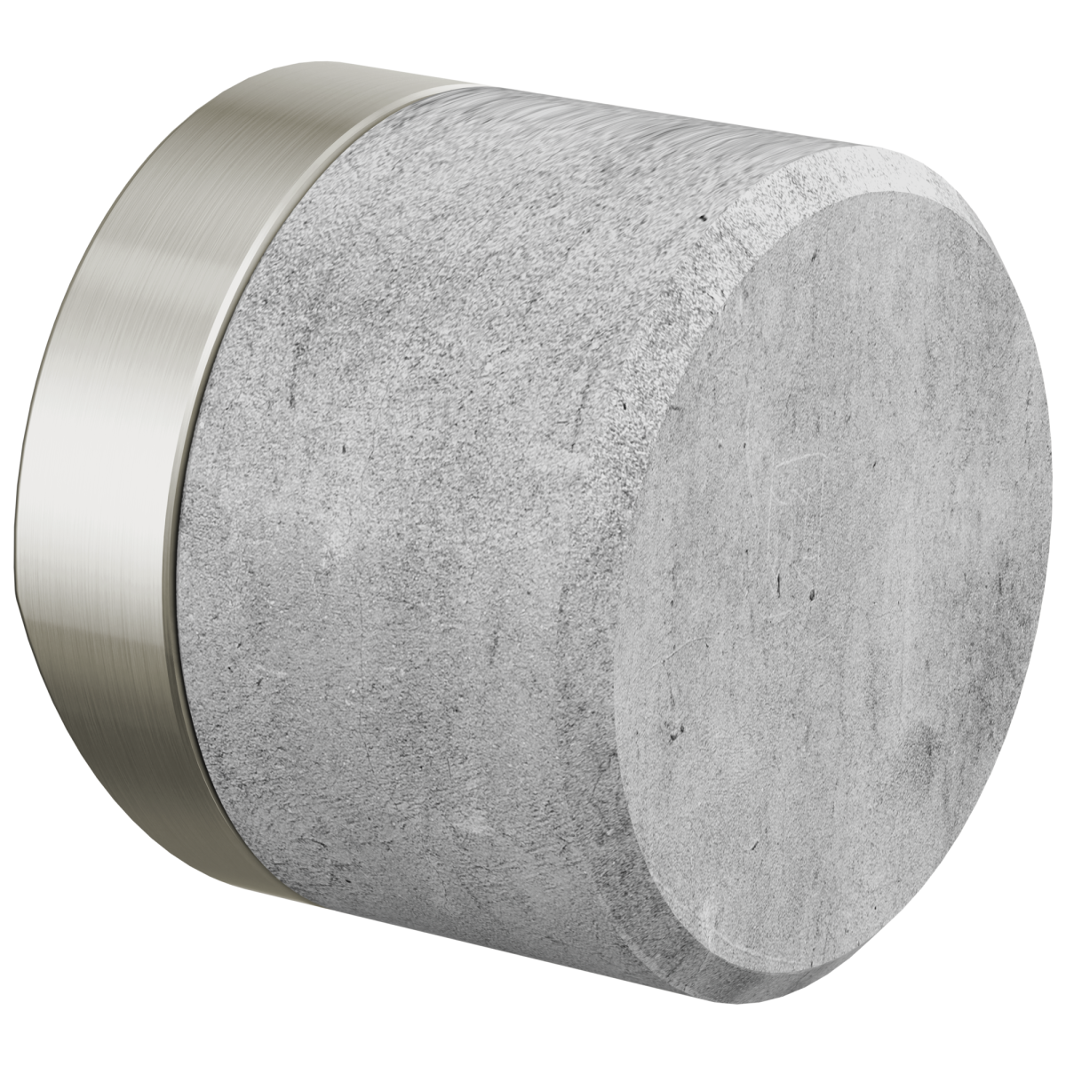 BRIZO Odin Kitchen Faucet Concrete Knob Handle Kit — Stainless Steel / Concrete