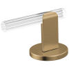 BRIZO Roccesco Widespread Lavatory Lever Handle Kit — Luxe Gold / Clear Acrylic