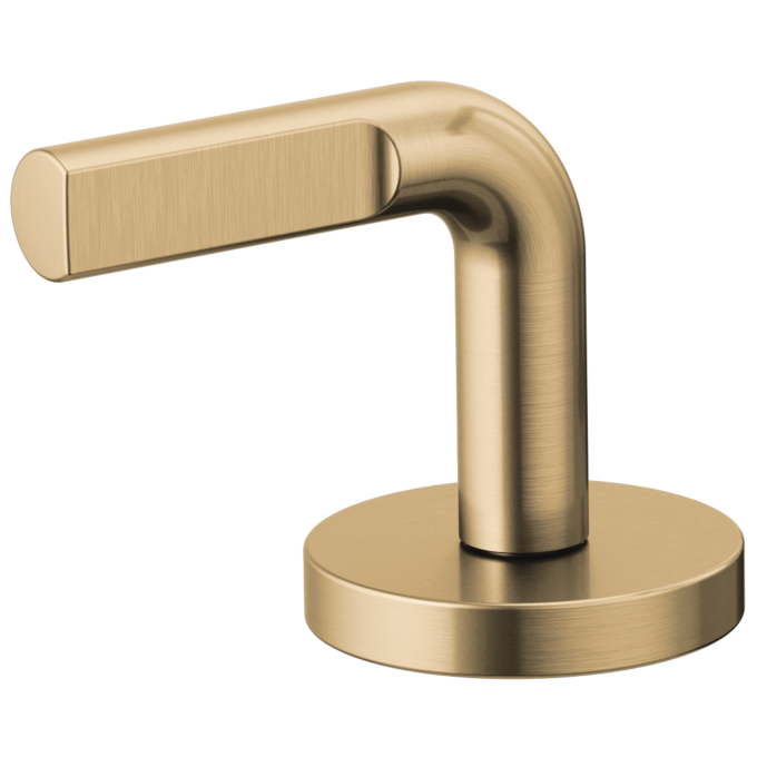 BRIZO Litze Widespread Lavatory Notch Lever Handle Kit — Luxe Gold