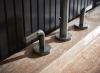 BRIZO Litze Widespread Lavatory Notch Lever Handle Kit — Luxe Steel