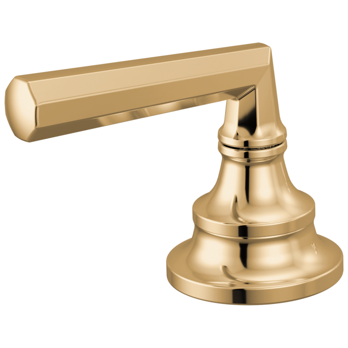 BRIZO Beauclere Widespread Lavatory Lever Handle Kit — Polished Gold