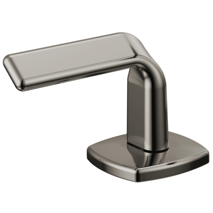 BRIZO Allaria Widespread Lavatory Twist Lever Handle Kit — Brilliance Black Onyx