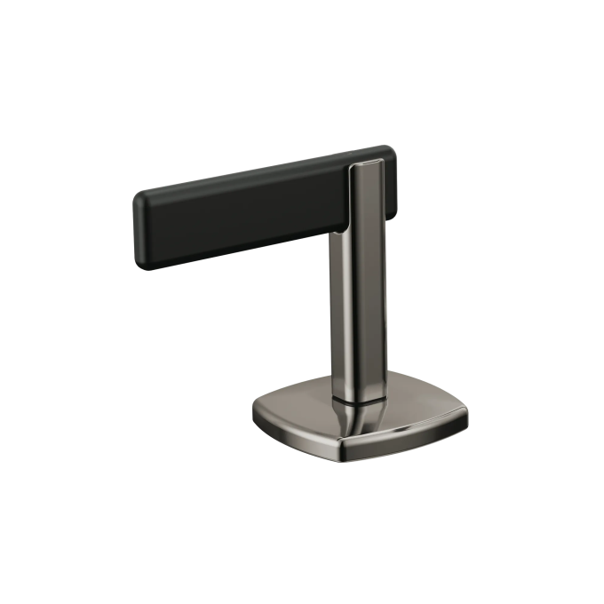 BRIZO Allaria Widespread Lavatory Lever Handle Kit — Brilliance Black Onyx / Matte Black