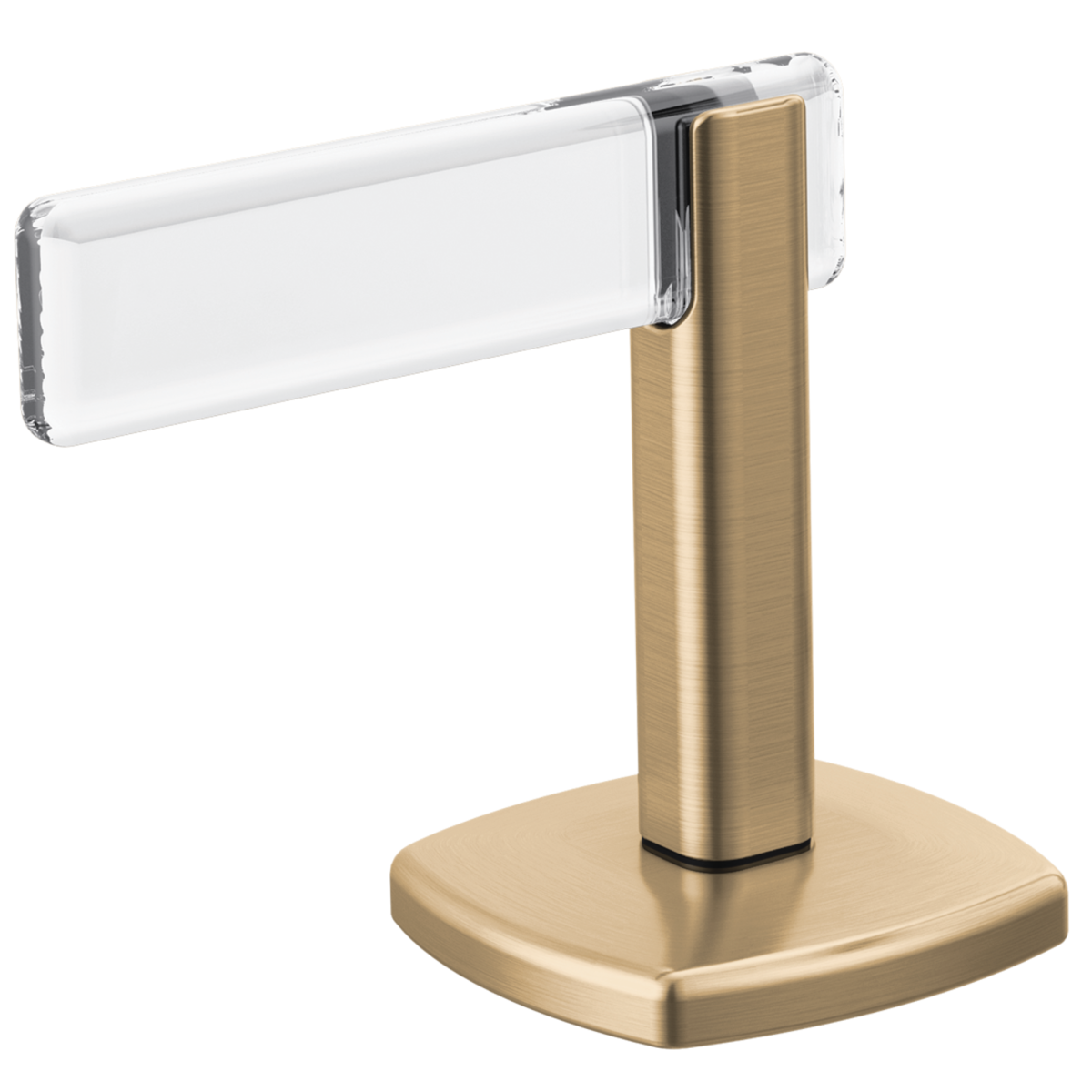 BRIZO Allaria Widespread Lavatory Lever Handle Kit — Luxe Gold / Clear Acrylic