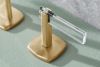 BRIZO Allaria Widespread Lavatory Lever Handle Kit — Luxe Gold / Clear Acrylic