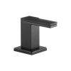 BRIZO Siderna Widespread Lavatory and Bidet Solar Gray Glass Lever Handle Kit — Matte Black