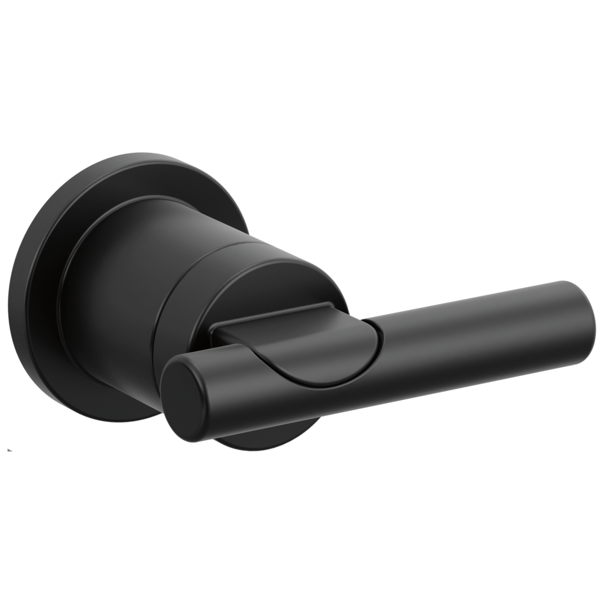 BRIZO Roccesco Single-Handle Wall Mount Lavatory Lever Handle Kit — Matte Black