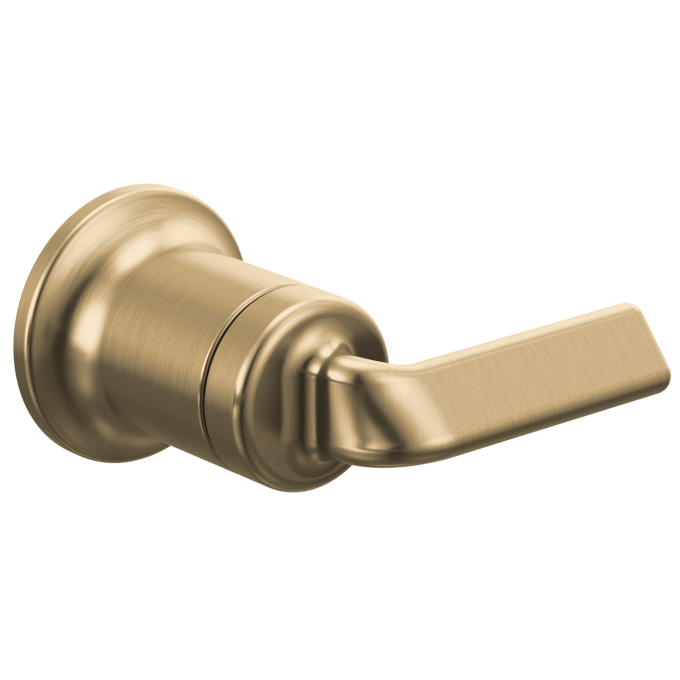BRIZO Allaria Two-Hole, Single-Handle Wall Mount Lavatory Faucet Twist Handle Kit — Luxe Gold