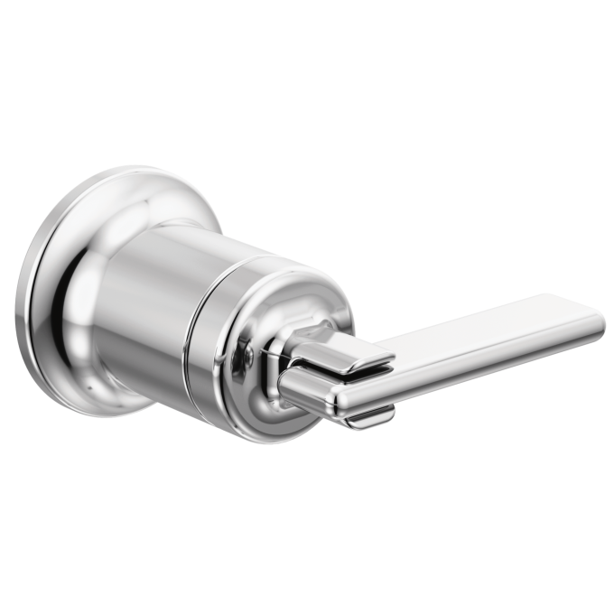BRIZO Allaria Two-Hole, Single-Handle Wall Mount Lavatory Faucet Lever Handle Kit — Chrome
