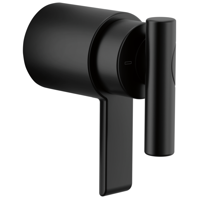 BRIZO Roccesco TempAssure Thermostatic Valve Trim Lever Handle Kit — Matte Black