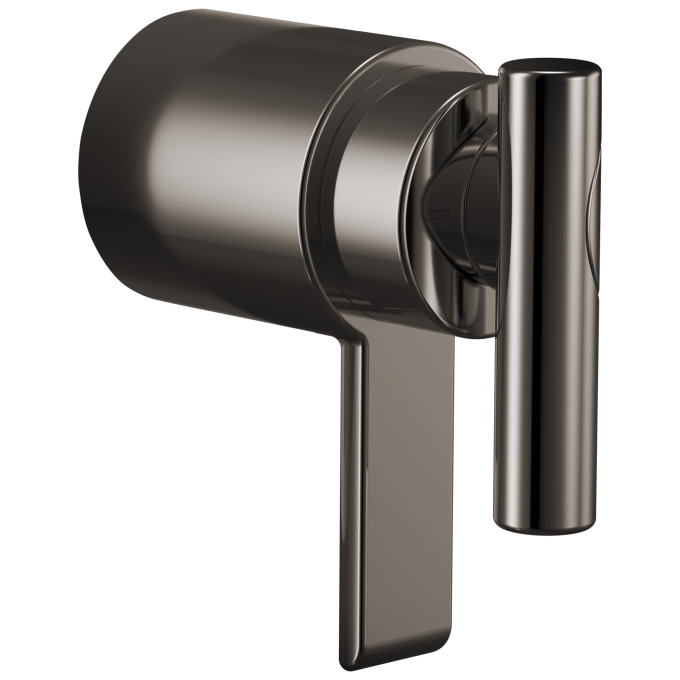 BRIZO Roccesco TempAssure Thermostatic Valve Trim Lever Handle Kit — Brilliance Black Onyx