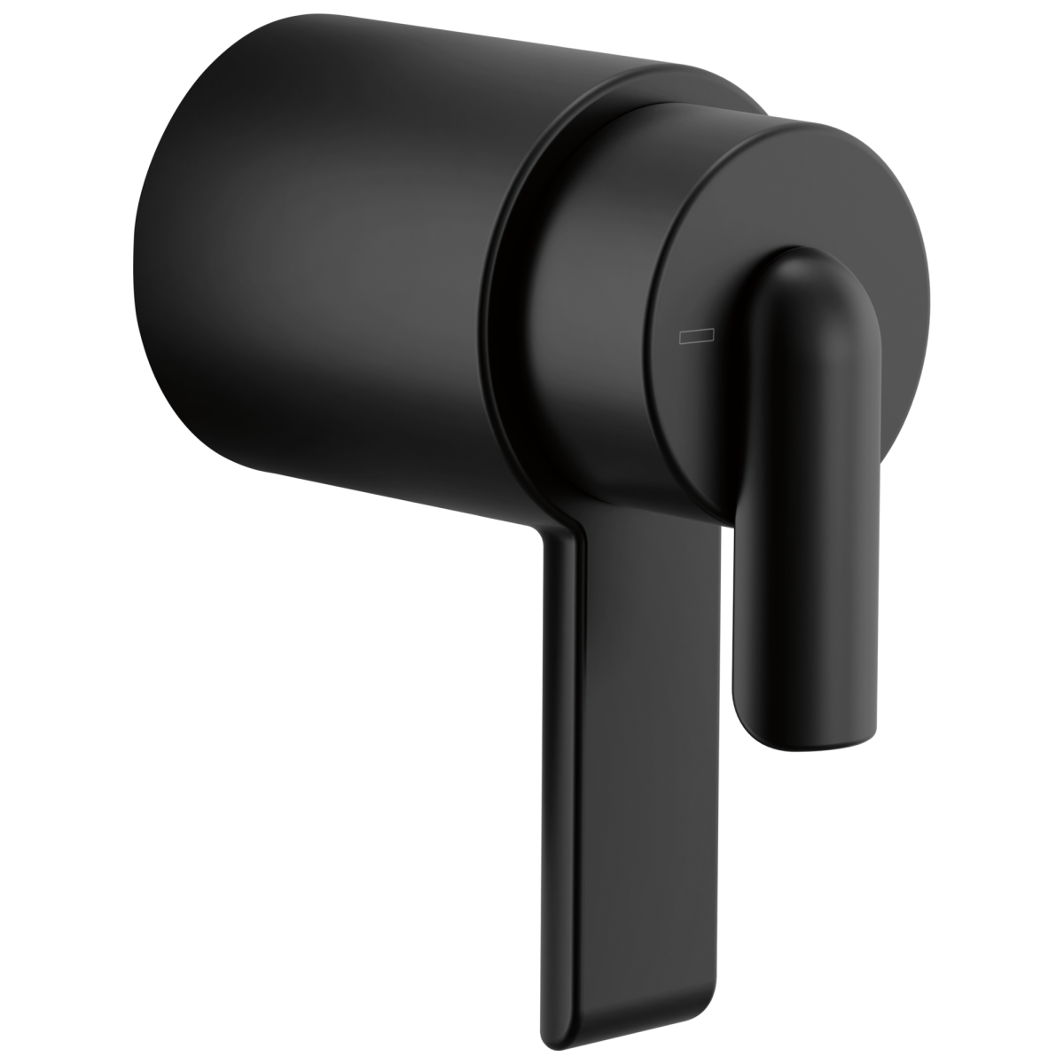 BRIZO Roccesco TempAssure Thermostatic Valve Trim Bent Lever Handle Kit — Matte Black