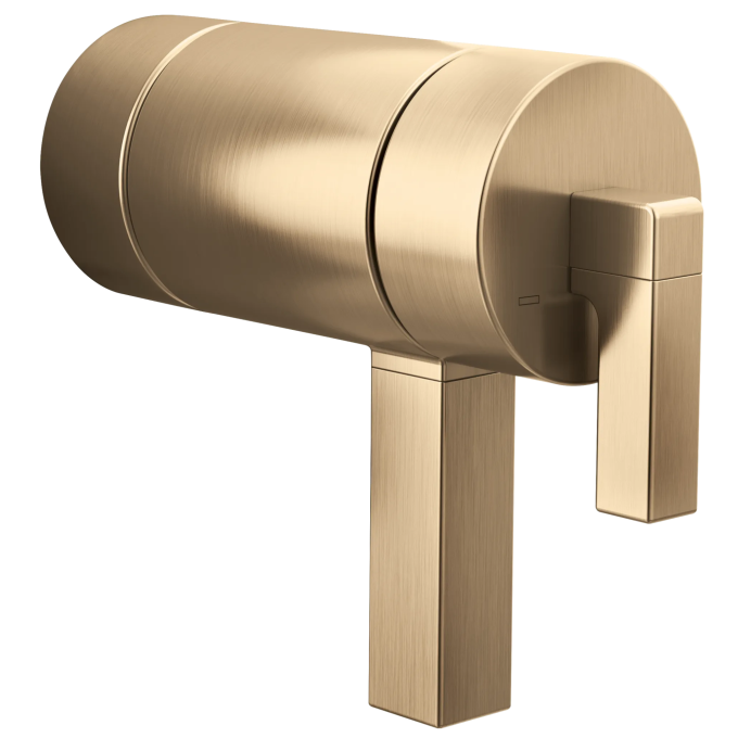 BRIZO Frank Lloyd Wright TempAssure Thermostatic Valve Lever Handle Kit — Luxe Gold