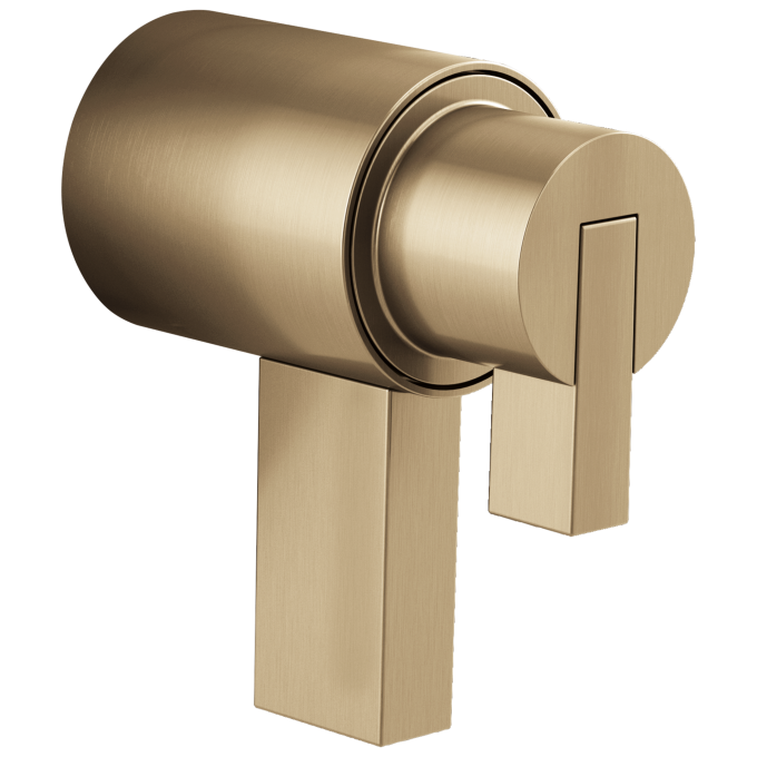 BRIZO Litze TempAssure Thermostatic Valve Trim Lever Handle Kit — Luxe Gold