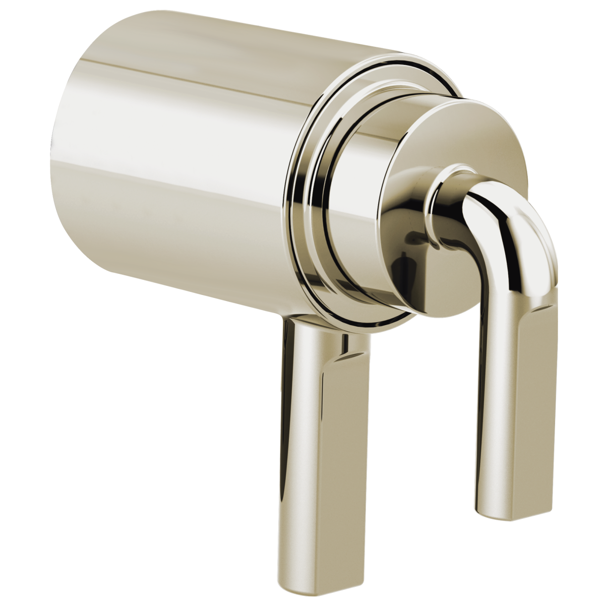 BRIZO Litze TempAssure Thermostatic Valve Trim Notch Lever Handle Kit — Polished Nickel