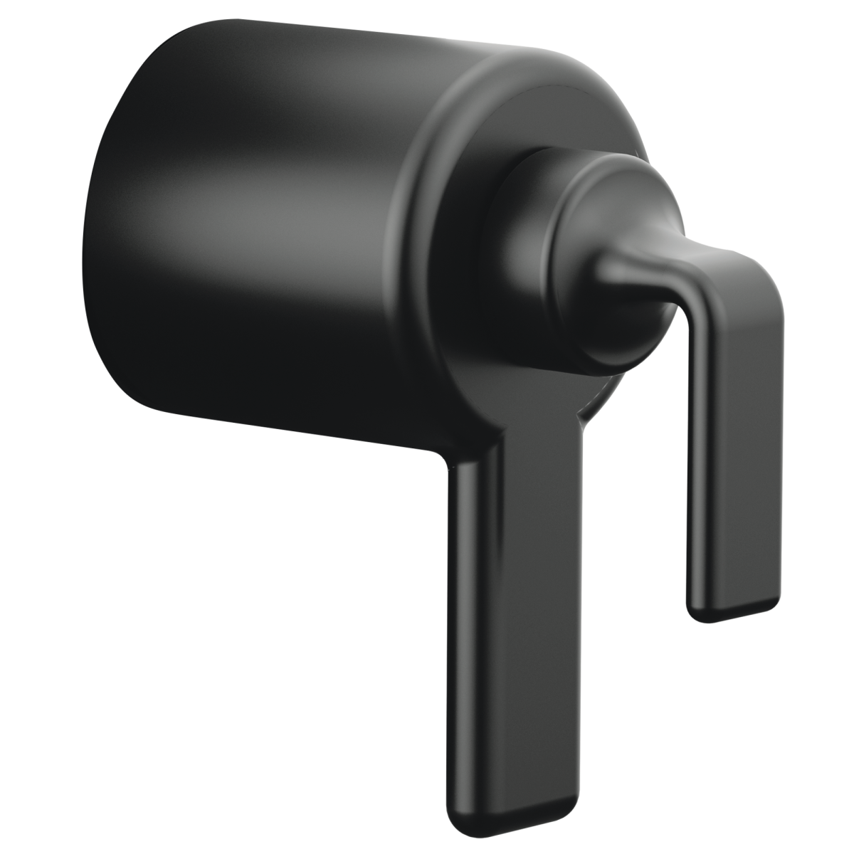 BRIZO Allaria TempAssure Thermostatic Valve Trim Twist Handle Kit — Matte Black