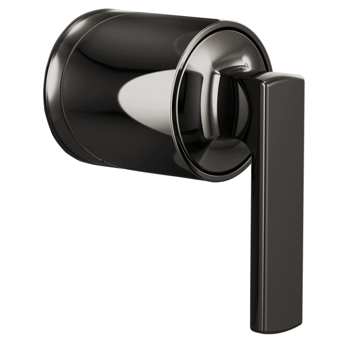 BRIZO Kintsu Pressure Balance Valve Trim Handle Kit - Lever — Brilliance Black Onyx