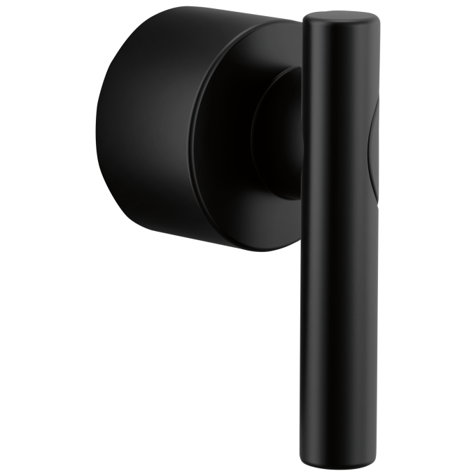 BRIZO Roccesco Pressure Balance Valve Trim Lever Handle Kit — Matte Black