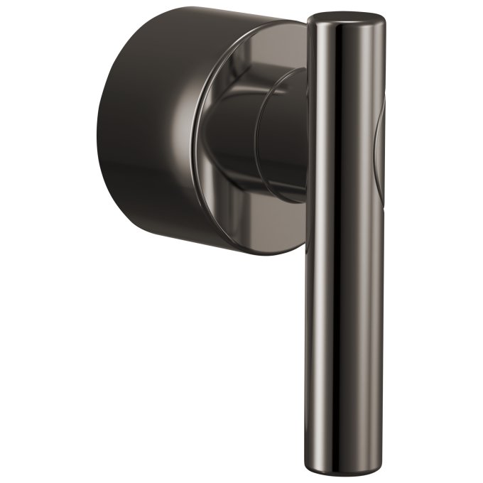BRIZO Roccesco Pressure Balance Valve Trim Lever Handle Kit — Brilliance Black Onyx