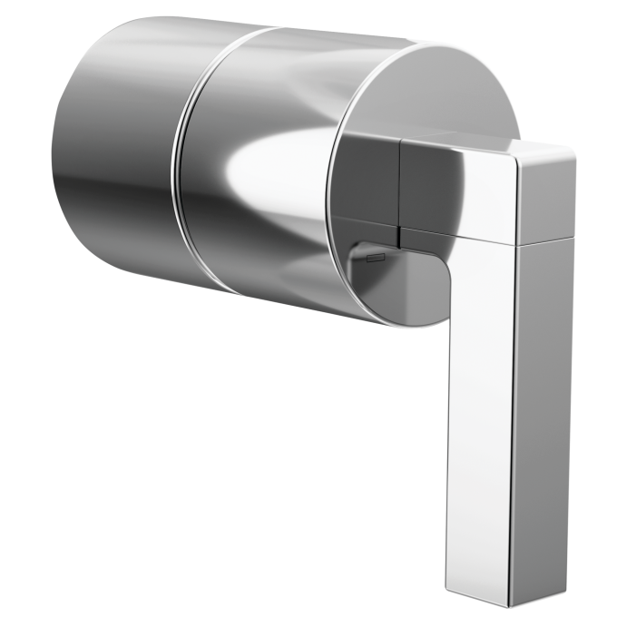 BRIZO Frank Lloyd Wright Pressure Balance Valve Lever Handle Kit — Chrome