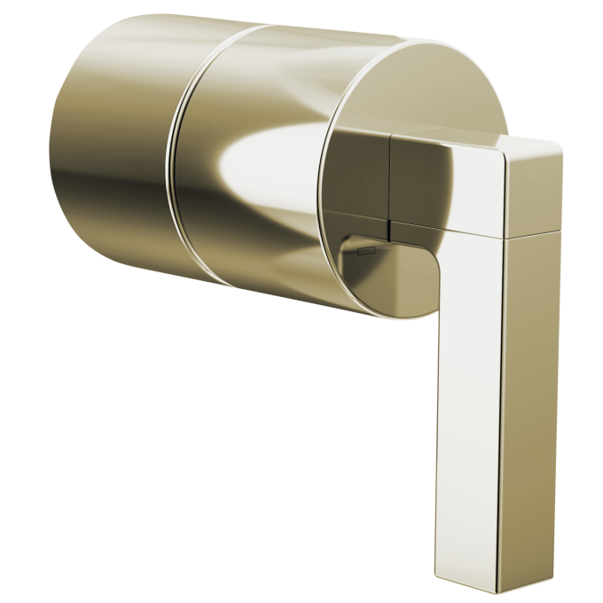 BRIZO Frank Lloyd Wright Pressure Balance Valve Lever Handle Kit — Polished Nickel
