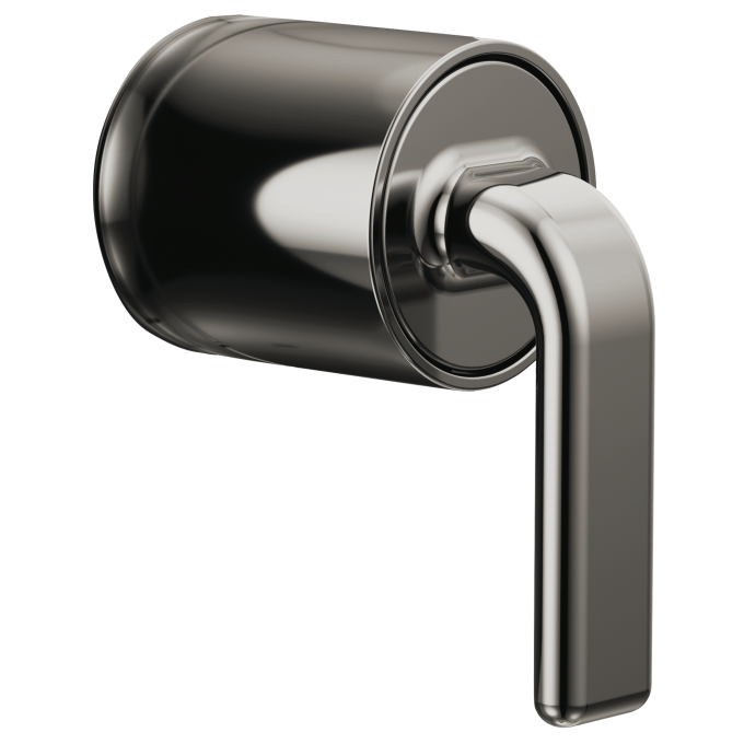 BRIZO Allaria Pressure Balance Valve Trim Twist Lever Handle Kit — Brilliance Black Onyx