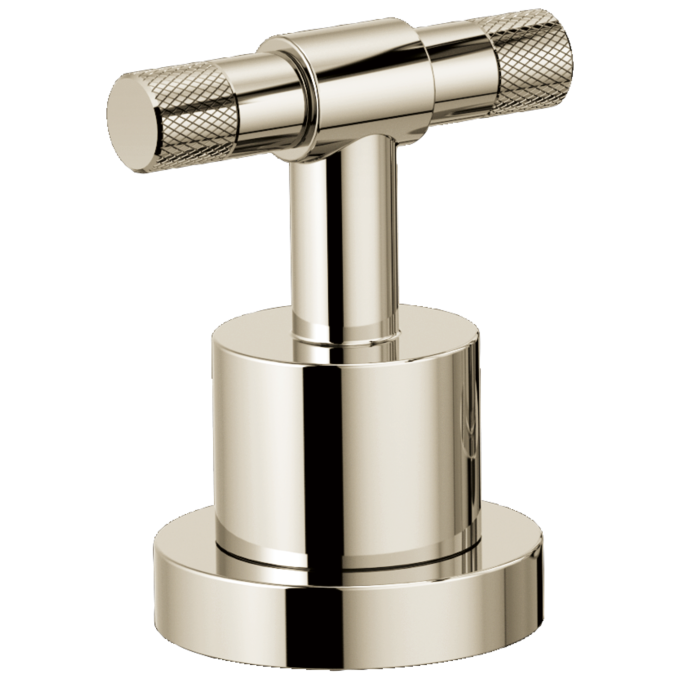 BRIZO Litze Roman Tub Faucet T-Lever Handle Kit — Polished Nickel