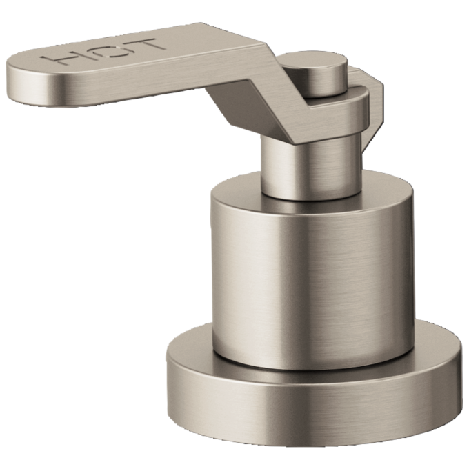 BRIZO Litze Roman Tub Faucet Industrial Lever Handle Kit — Luxe Nickel