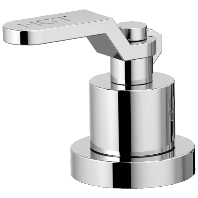 BRIZO Litze Roman Tub Faucet Industrial Lever Handle Kit — Chrome