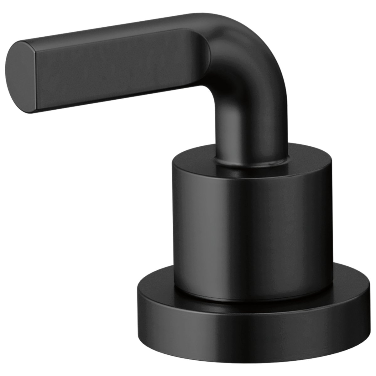 BRIZO Litze Roman Tub Handle Kit - Notch Lever — Matte Black