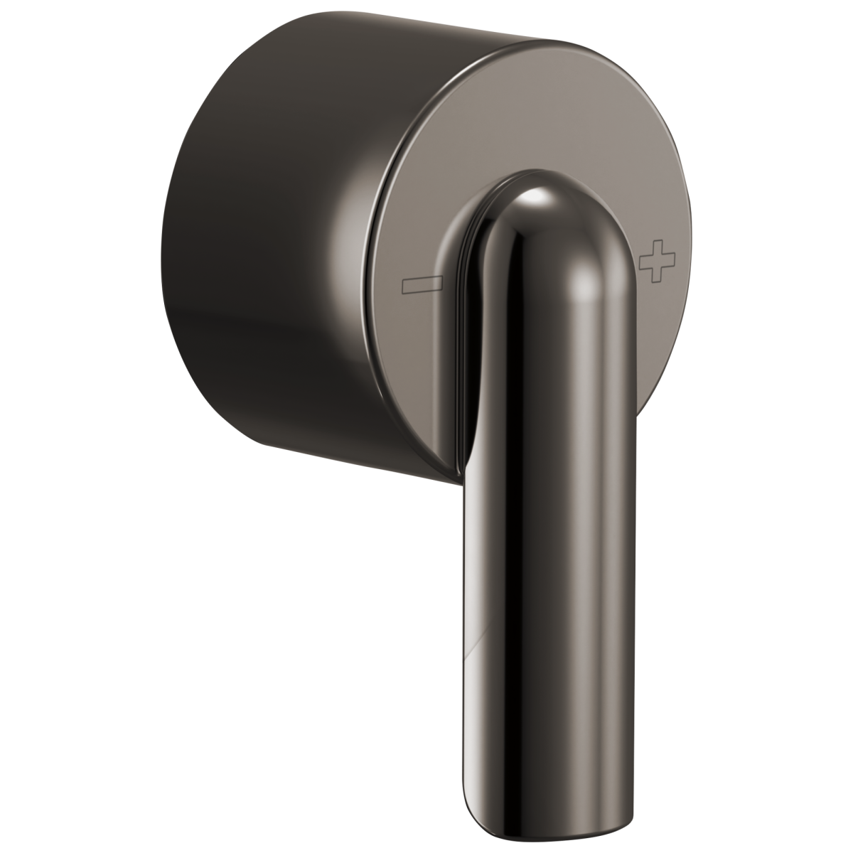 BRIZO Roccesco Sensori Thermostatic Valve Trim Bent Lever Handle Kit — Brilliance Black Onyx