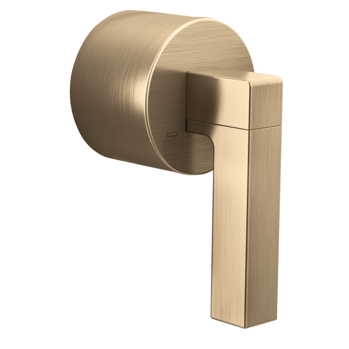 BRIZO Frank Lloyd Wright Sensori Thermostatic Valve Trim Lever Handle Kit — Luxe Gold