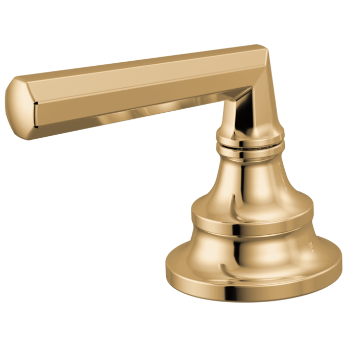 BRIZO Beauclere Roman Tub Faucet Lever Handle Kit — Polished Gold