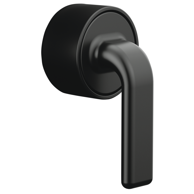 BRIZO Allaria Sensori Thermostatic Valve Trim Twist Lever Handle Kit — Matte Black