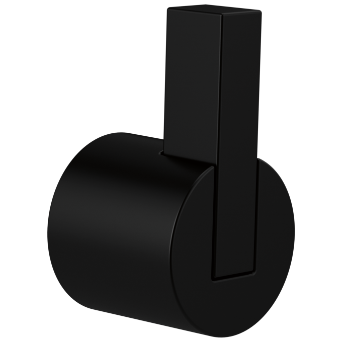 BRIZO Litze Single-Handle Freestanding Tub Filler Handle Kit - Lever — Matte Black