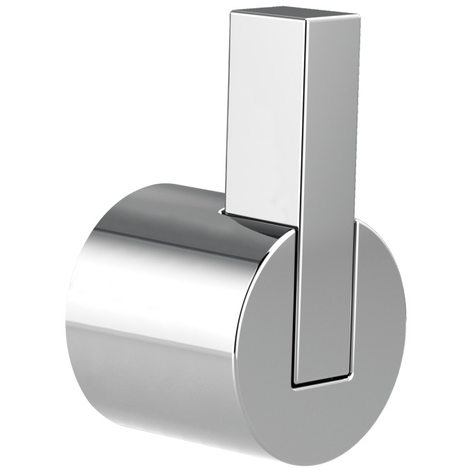 BRIZO Litze Single-Handle Floor Mount Tub Filler Lever Handle Kit — Chrome