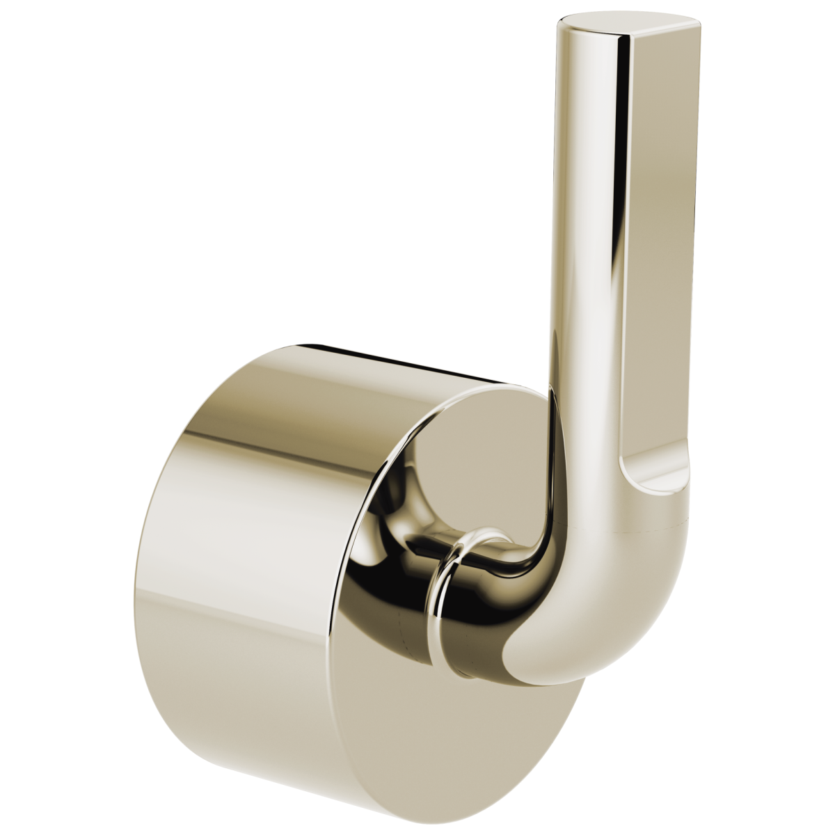 BRIZO Litze Single-Handle Floor Mount Tub Filler Notch Lever Handle Kit — Polished Nickel