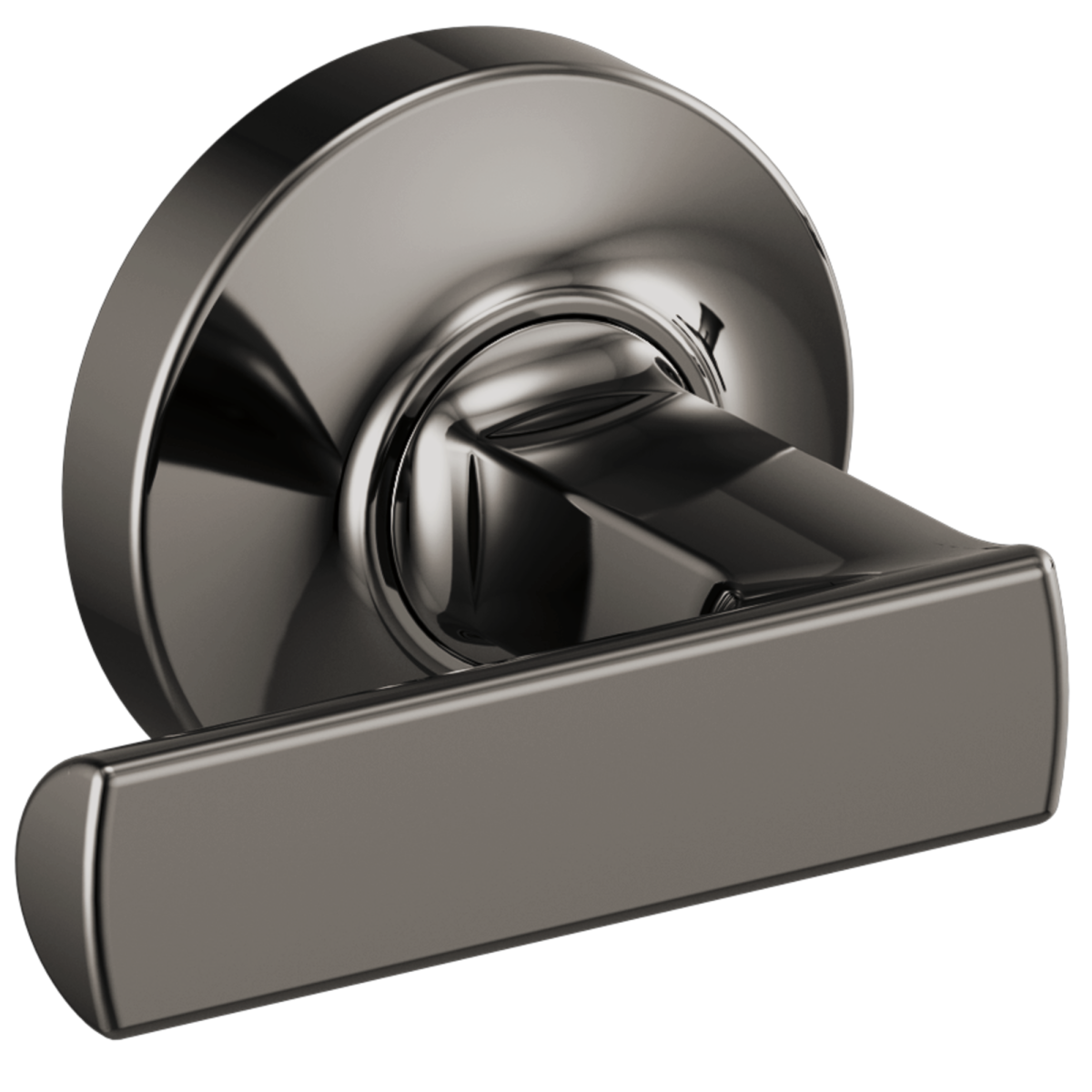 BRIZO Kintsu Two-Handle Wall Mount Tub Filler Lever Handle Kit — Brilliance Black Onyx
