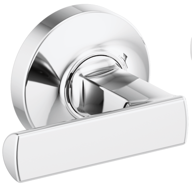 BRIZO Kintsu Two-Handle Wall Mount Tub Filler Lever Handle Kit — Chrome