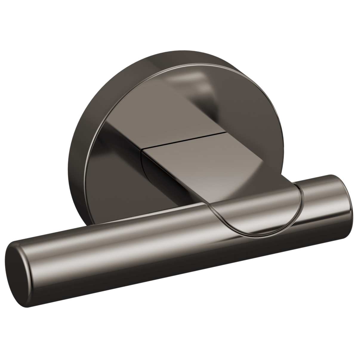 BRIZO Roccesco Two-Handle Wall Mount Tub Filler Lever Handle Kit — Brilliance Black Onyx