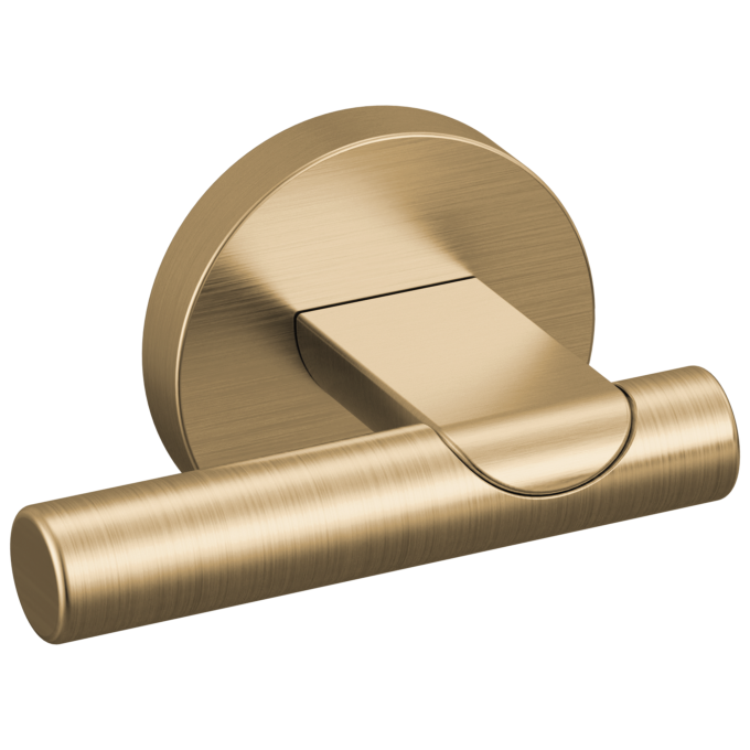 BRIZO Roccesco Two-Handle Wall Mount Tub Filler Lever Handle Kit — Luxe Gold