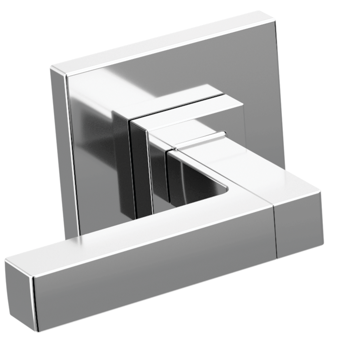 BRIZO Frank Lloyd Wright Two-Handle Wall Mount Tub Filler Lever Handle Kit — Chrome