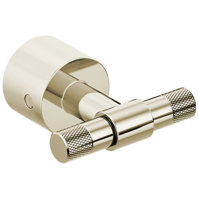 BRIZO Litze Two-Handle Wall Mount Tub Filler T-Lever Handle Kit — Polished Nickel
