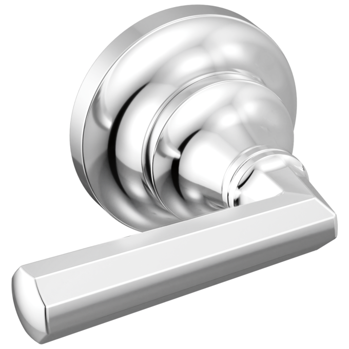 BRIZO Beauclere Two-Handle Wall Mount Tub Filler Lever Handle Kit — Chrome