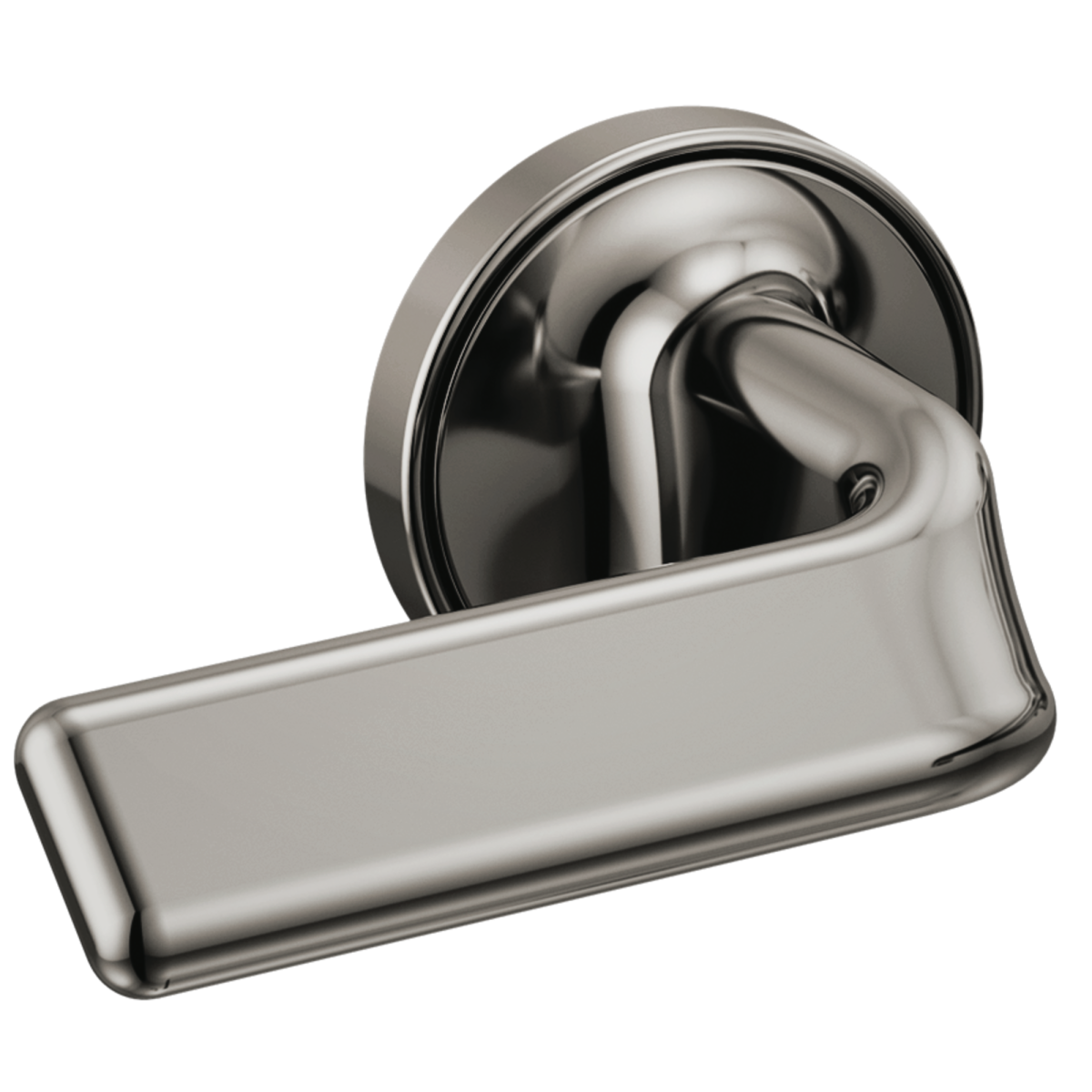 BRIZO Allaria Two-Handle Wall Mount Tub Filler Twist Lever Handle Kit — Brilliance Black Onyx