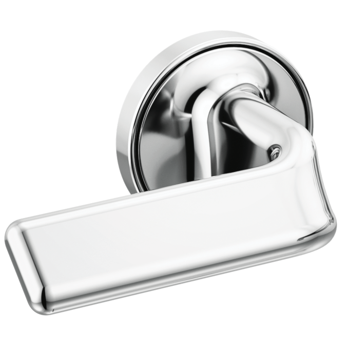 BRIZO Allaria Two-Handle Wall Mount Tub Filler Twist Lever Handle Kit — Chrome